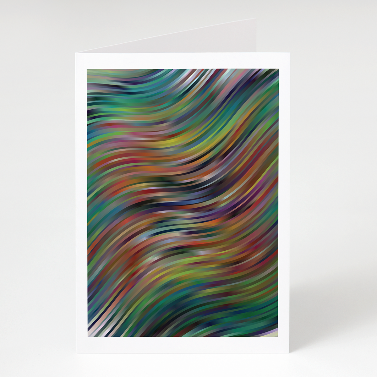 &quot;Funky Waves&quot; Greet &amp; Frame Greeting Card