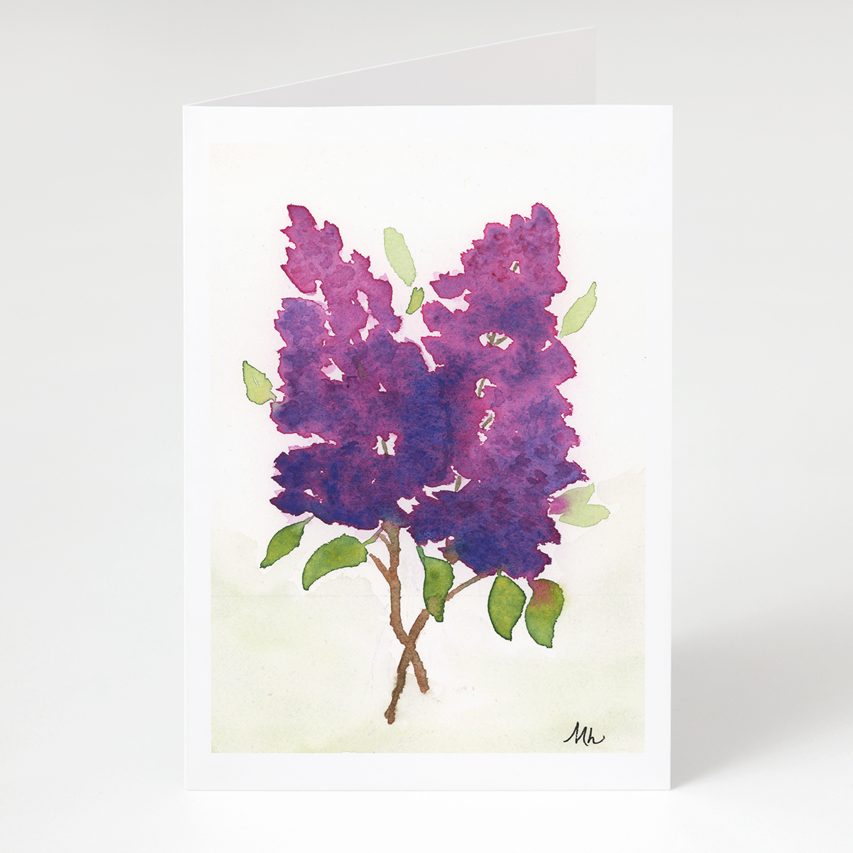 &quot;Lilac Kapow!&quot; Greet &amp; Frame Greeting Card