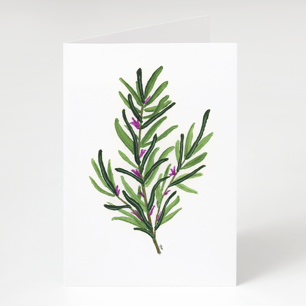 &quot;Rosemary&quot; &#39;Greet &amp; Frame&#39; Greeting Card - Herb Series #3